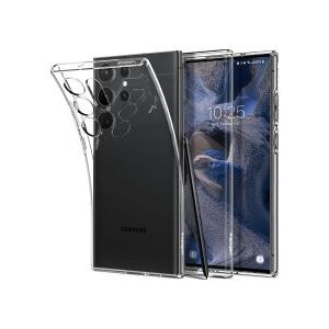 Samsung Spigen Liquid Crystal Samsung S23 Ultra Hoesje Back Cover Transparant