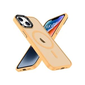 Apple iPhone 14 Plus Hoesje met MagSafe Back Cover Matte Oranje