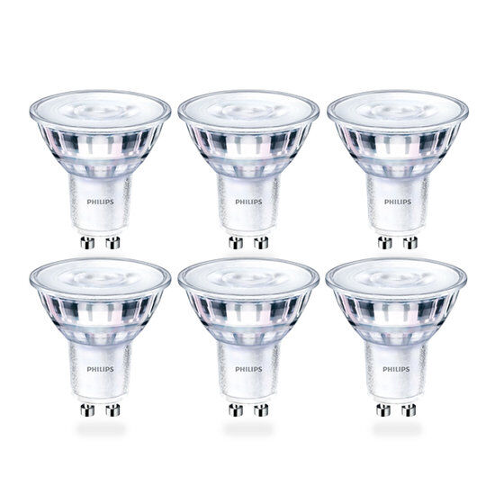 Philips CorePro LEDspot 5-50W GU10 36D Extra Warm Wit Dimbaar 6-Pack