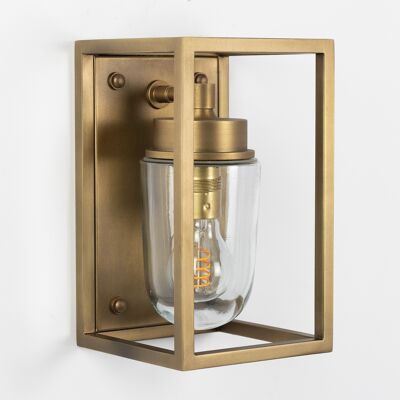 KS Verlichting Wandlamp In-Outdoor Fitzroy Antiek Messing KS Verlichting Wandlamp In-Outdoor Fitzroy Antiek Messing