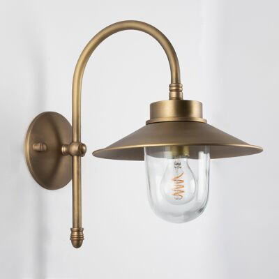 KS Verlichting Muurlamp Sterling Antiek Messing KS Verlichting Muurlamp Sterling Antiek Messing