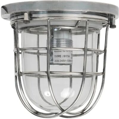 KS Verlichting Buitenplafondlamp Hobart Antiek Zilver KS Verlichting Buitenplafondlamp Hobart Antiek Zilver