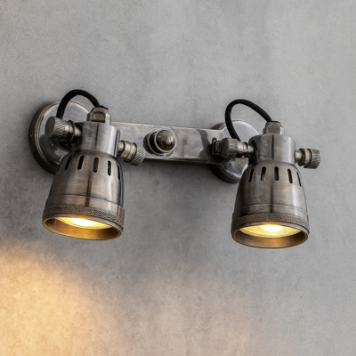 KS Verlichting Opbouwspot Indigo Double Antiek Zilver KS Verlichting Opbouwspot Indigo Double Antiek Zilver