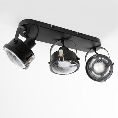 KS Verlichting Satellite 3 Opbouwspot Zwart KS Verlichting Satellite 3 Opbouwspot Zwart
