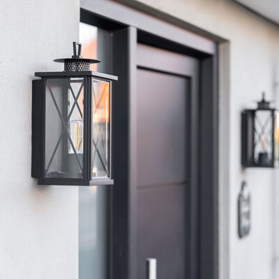 KS Verlichting Winchester Muurlamp Zwart met LED KS Verlichting Winchester Muurlamp Zwart met LED