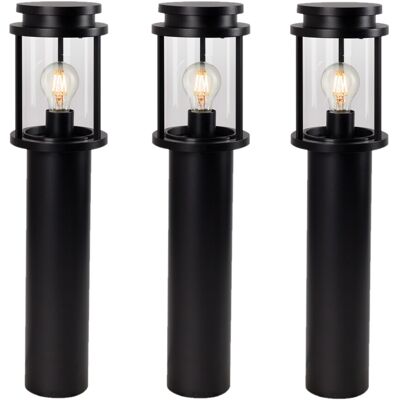 KS Verlichting Set van 3 Sydney Tuinlamp Zwart KS Verlichting Set van 3 Sydney Tuinlamp Zwart