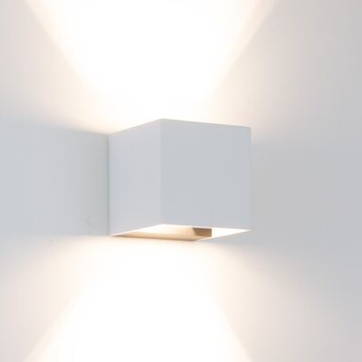 KS Verlichting Wandlamp Shift up- en downlighter muurlamp wit incl. LED KS Verlichting Wandlamp Shift up- en downlighter muurlamp wit incl. LED