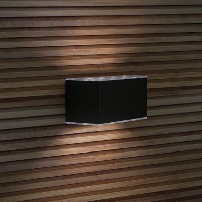 KS Verlichting 2x LED Solar Up en Down Muurlamp antraciet KS Verlichting 2x LED Solar Up en Down Muurlamp antraciet