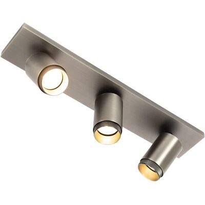 KS Verlichting Scott 3 Opbouwspot Gun Metal KS Verlichting Scott 3 Opbouwspot Gun Metal
