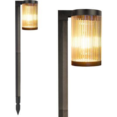 KS Verlichting Set van 2 Aurora LED Solar Tuinlamp Zwart KS Verlichting Set van 2 Aurora LED Solar Tuinlamp Zwart