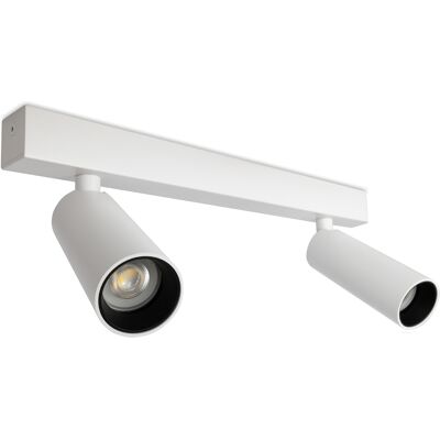 KS Verlichting Vigo 2-lichts Opbouwspot Wit KS Verlichting Vigo 2-lichts Opbouwspot Wit