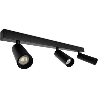 KS Verlichting Vigo 3-lichts Opbouwspot Zwart KS Verlichting Vigo 3-lichts Opbouwspot Zwart