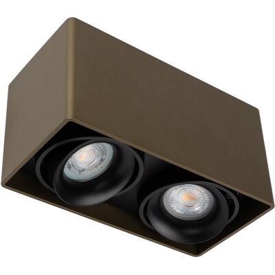KS Verlichting Bjorn 2 Opbouwspot Brons KS Verlichting Bjorn 2 Opbouwspot Brons