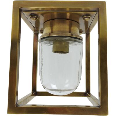 KS Verlichting Buitenlamp Ferryhill Plafondlamp Antiek Messing KS Verlichting Buitenlamp Ferryhill Plafondlamp Antiek Messing