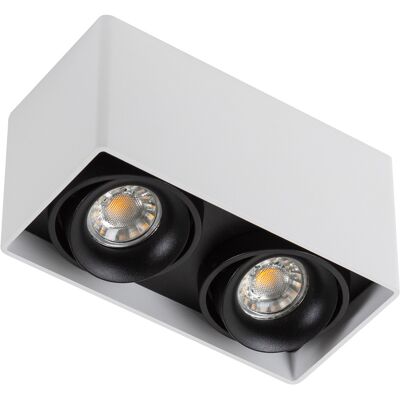 KS Verlichting Bjorn 2 Opbouwspot Wit KS Verlichting Bjorn 2 Opbouwspot Wit