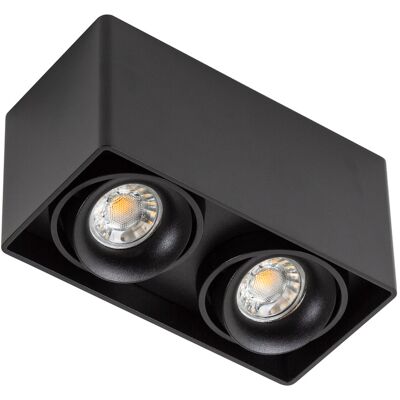 KS Verlichting Bjorn 2 Opbouwspot Zwart KS Verlichting Bjorn 2 Opbouwspot Zwart