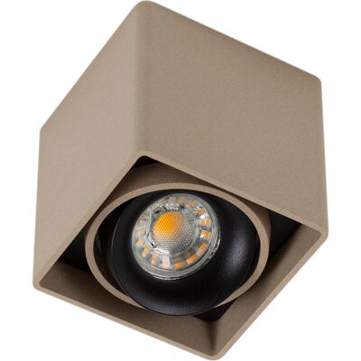 KS Verlichting Bjorn 1 Opbouwspot Champagne KS Verlichting Bjorn 1 Opbouwspot Champagne