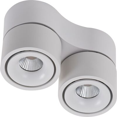 KS Verlichting Ole 2 Opbouwspot Wit KS Verlichting Ole 2 Opbouwspot Wit
