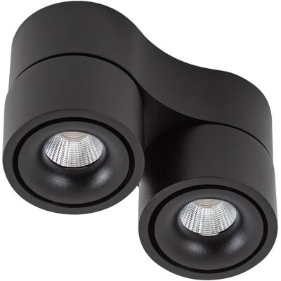 KS Verlichting Ole 2 Opbouwspot Zwart KS Verlichting Ole 2 Opbouwspot Zwart