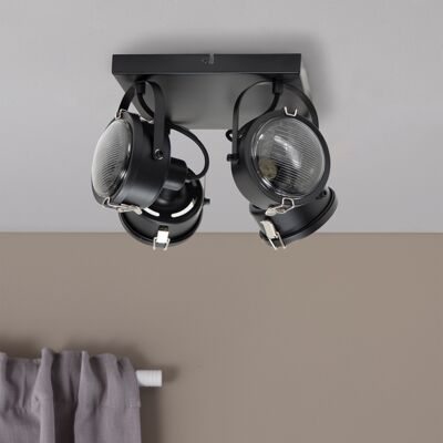 KS Verlichting Satellite 4 Opbouwspot Zwart KS Verlichting Satellite 4 Opbouwspot Zwart