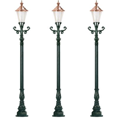 KS Verlichting Stuttgart Lantaarn set 3x KS Verlichting Stuttgart Lantaarn set 3x