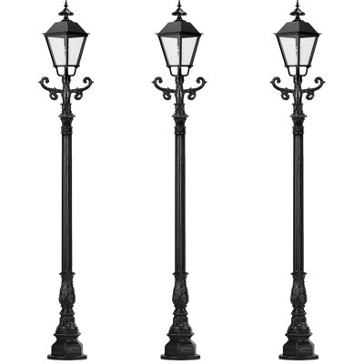 KS Verlichting Aken Lantaarn set 3x KS Verlichting Aken Lantaarn set 3x