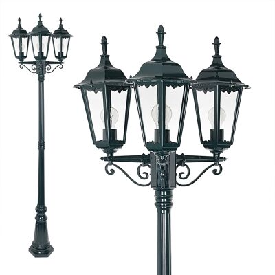 KS Verlichting Lantaarnpaal Ancona 3-lichts buitenlamp zwart KS Verlichting Lantaarnpaal Ancona 3-lichts buitenlamp zwart