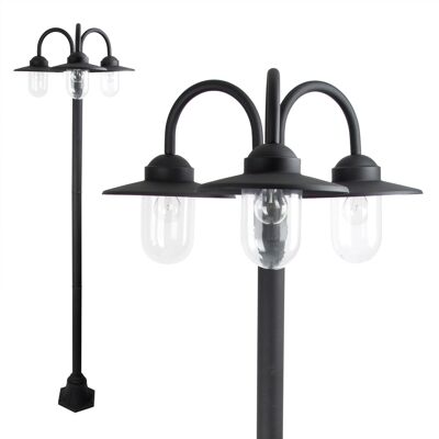 KS Verlichting Dolce Retro 3 Lichts lantaarn Zwart KS Verlichting Dolce Retro 3 Lichts lantaarn Zwart