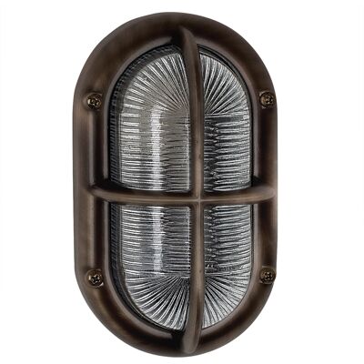 KS Verlichting Scheepslamp Oculus Black-Brons KS Verlichting Scheepslamp Oculus Black-Brons