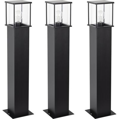 KS Verlichting Astro 1 set 3 stuks tuinlamp zwart KS Verlichting Astro 1 set 3 stuks tuinlamp zwart