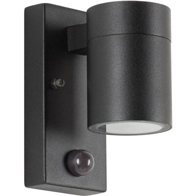 KS Verlichting Matzwart Buitenlamp Downlighter Bewegingssensor KS Verlichting Matzwart Buitenlamp Downlighter Bewegingssensor