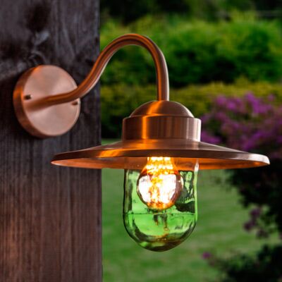 KS Verlichting Dolce Retro Muurlamp Koper met 8W Bewegingssensor LED KS Verlichting Dolce Retro Muurlamp Koper met 8W Bewegingssensor LED