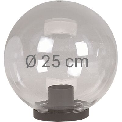 KS Verlichting Bol helder Ø 25 incl. flens KS Verlichting Bol helder Ø 25 incl. flens