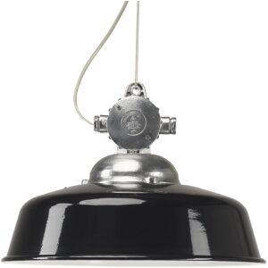 KS Verlichting Hanglamp aan ketting Detroit Industrie aluminium met Zwarte deksel KS Verlichting Hanglamp aan ketting Detroit Industrie aluminium met Zwarte deksel