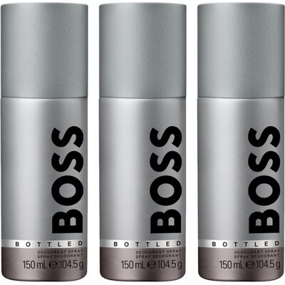 Hugo Boss Boss Bottled deodorant spray 3 x 150 ml (3-Pack) Hugo Boss Boss Bottled deodorant spray 3 x 150 ml (3-Pack)