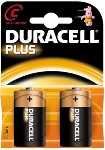 Duracell Plus Power C MN1400 / LR14 (2 stuks)