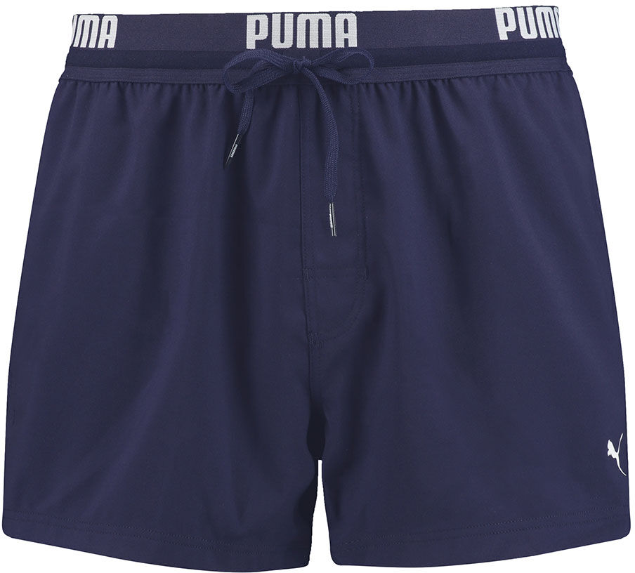 Puma Zwembroeken Logo Short Length Swim Shorts Blauw