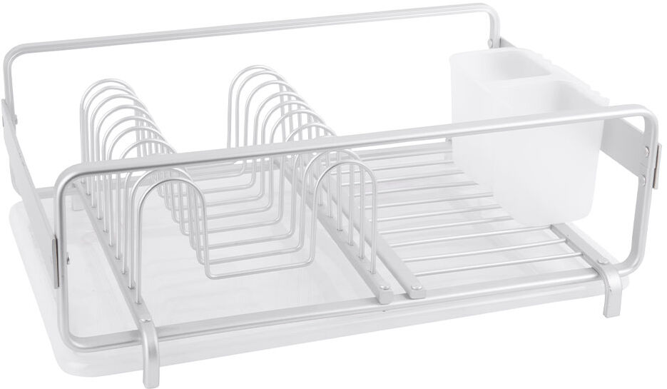 Present Time Koken & Tafelen Dish Rack W. Tray & Cutlery Holder Grijs