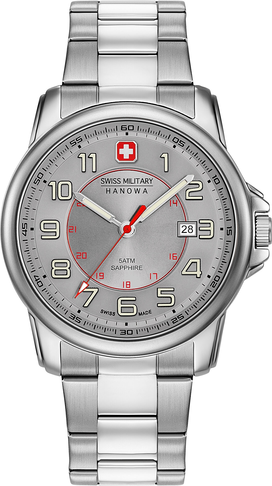 Swiss Military Hanowa Horloge 43 Stainless Steel 06-5330.04.009