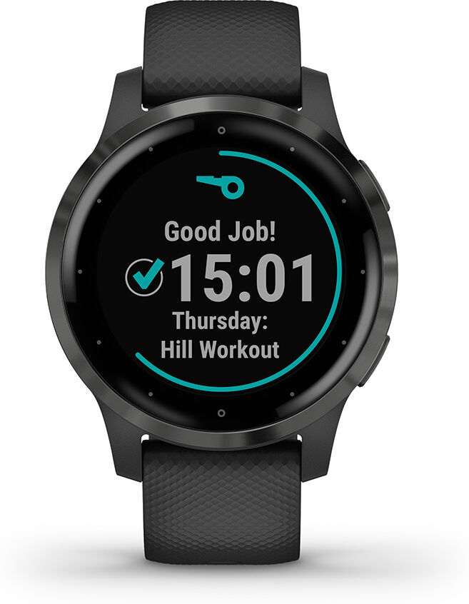 Garmin 010-02172-12 Vivoactive 4S GPS Smartwatch PVD Black Slate