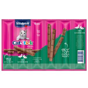 6x6g Cat Stick Eend & Konijn Vitakraft Kattensnacks