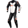 Leren Motorpak Alpinestars GP Force Chaser Zwart-Wit-Rood Flou -