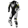 Leren Motorpak Rev'It! Piece Suit Hyperspeed 2 Zwart-Grijs -