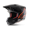 Crosshelm Alpinestars SM5 Compass Zwart-Oranje -