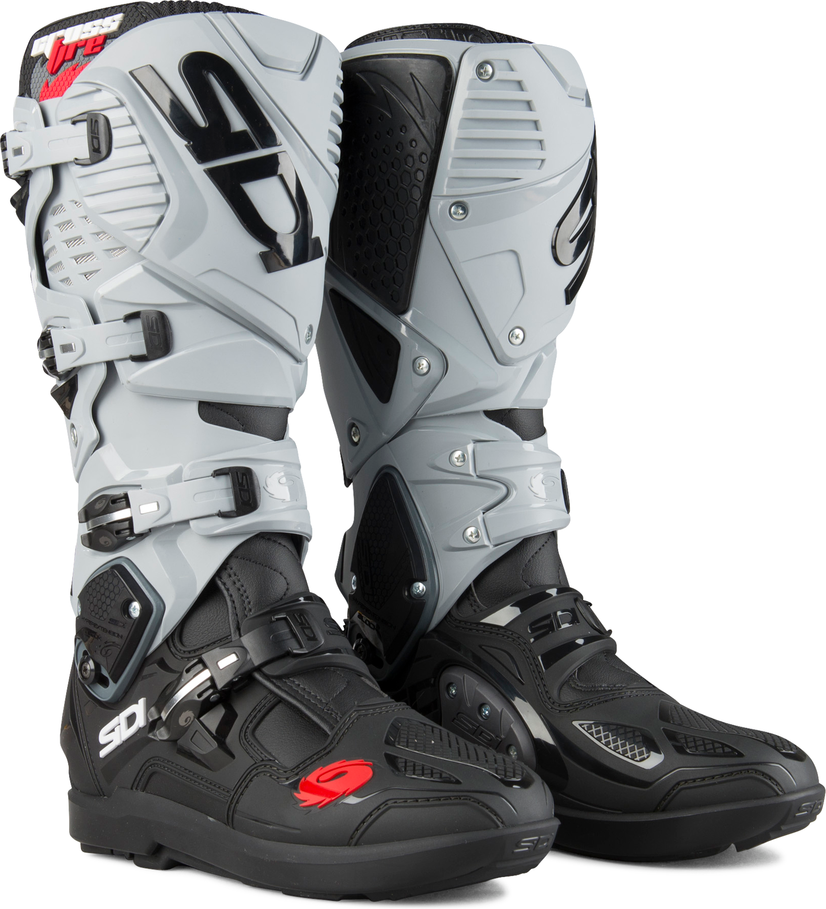 Sidi Crosslaarzen Sidi Crossfire 3 SRS Zwart-Asgrijs  - Zwart