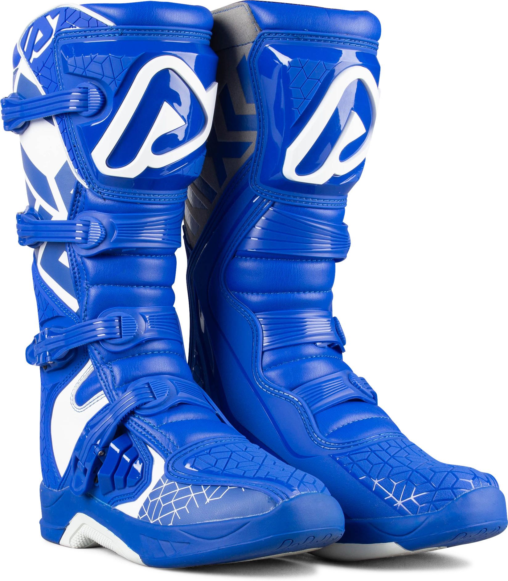 Acerbis Crosslaarzen Acerbis X-Team Blauw-Wit  - Wit