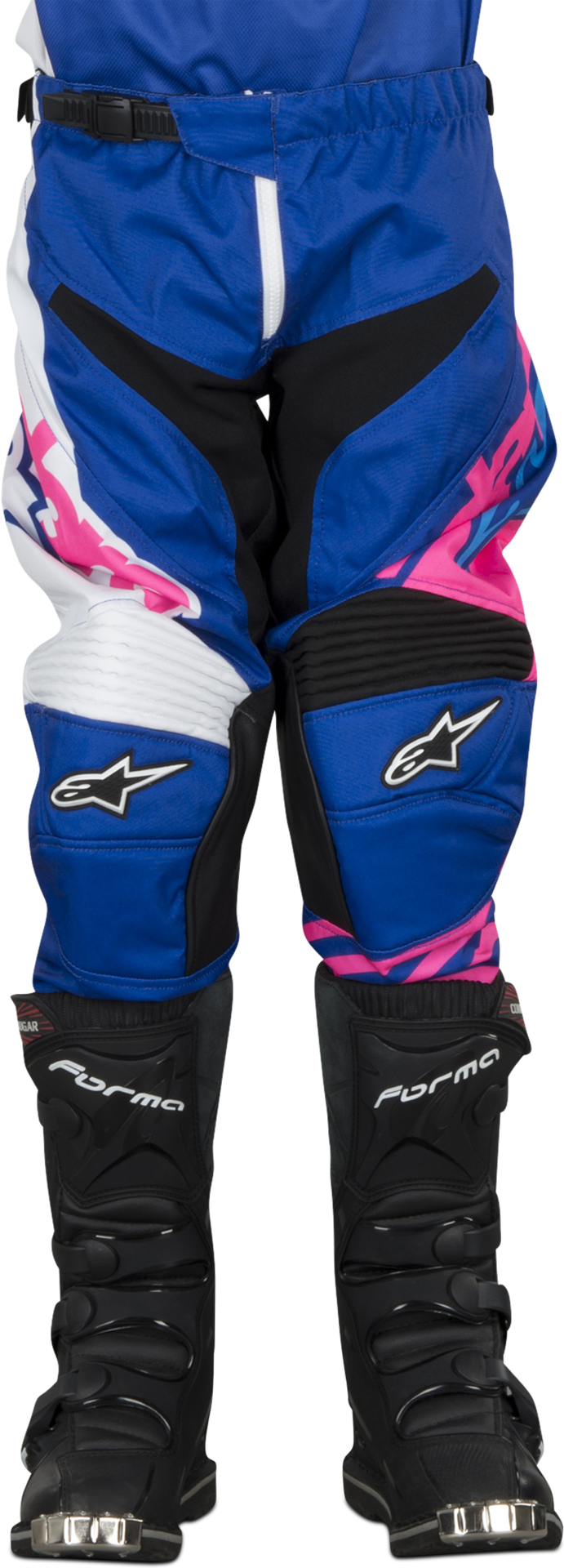 Alpinestars Crossbroek Alpinestars Racer Venom Kinderen Blauw-Neonroze-Wit  - Wit