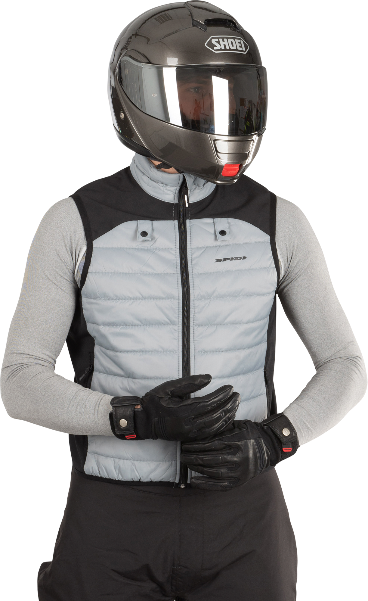 Spidi Jack Spidi Thermo Vest Zwart-Grijs  - Zwart