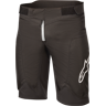 Korte Mountainbikebroek Alpinestars Vector Jeugd Zwart-Wit -