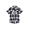 Shirt Brandit Check Halfsleeve Wit-Zwart -